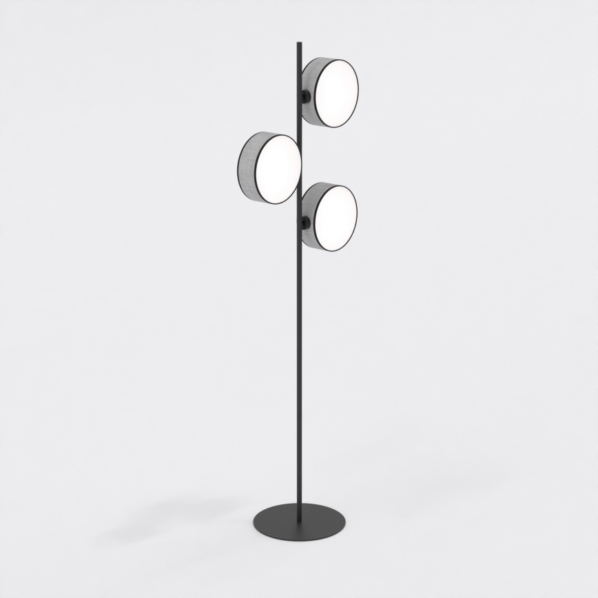 Lámpara de pie DRUMZ 3xE14/10W/230V gris