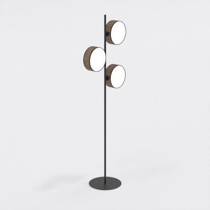 Lámpara de pie DRUMZ 3xE14/10W/230V marrón