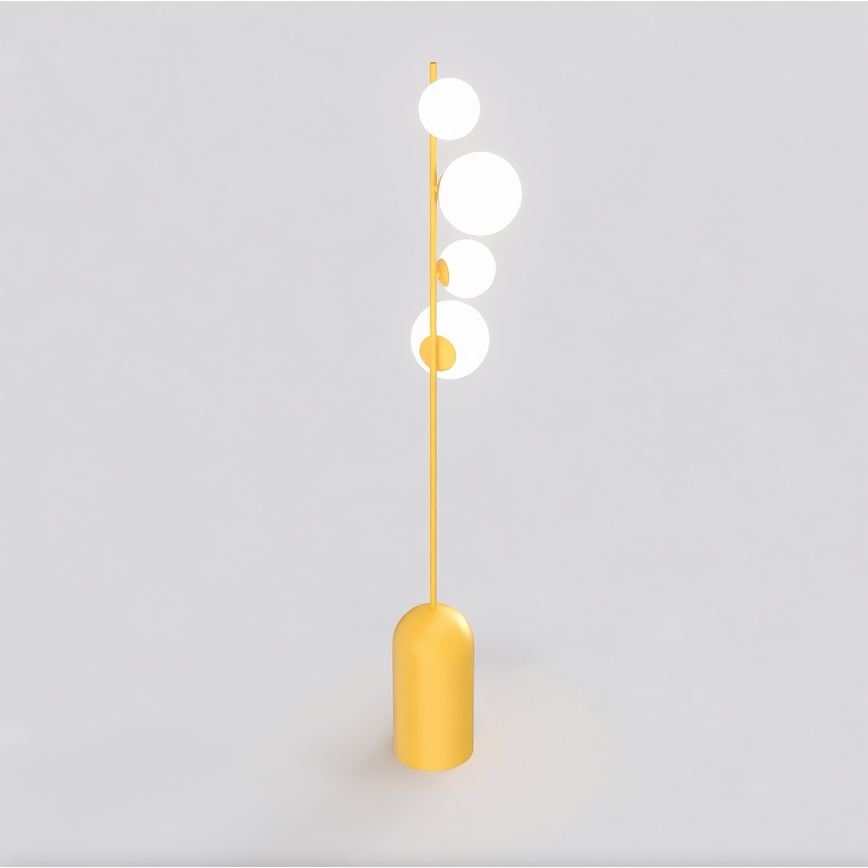 Lámpara de pie ETNO 4xG9/8W/230V naranja