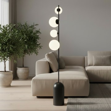 Lámpara de pie ETNO 4xG9/8W/230V negra