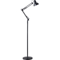 Lámpara de pie flexible AURIQ 1xE27/60W/230V 184 cm negro