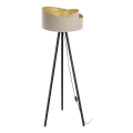 Lámpara de pie GALAXY 1xE27/60W/230V beige/wengué