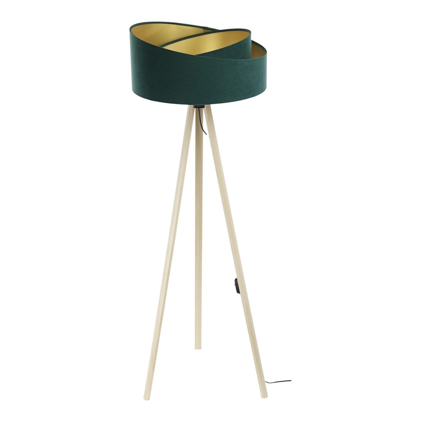 Lámpara de pie GALAXY 1xE27/60W/230V verde/beige