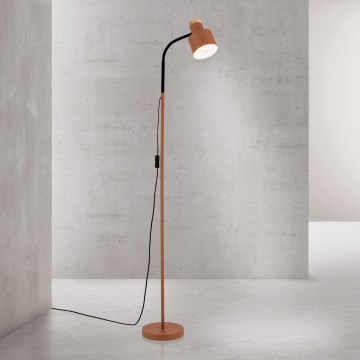 Lámpara de pie GILI 1xE27/40W/230V color ladrillo