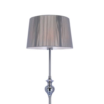 Lámpara de pie GILLENIA 1xE27/60W/230V plata