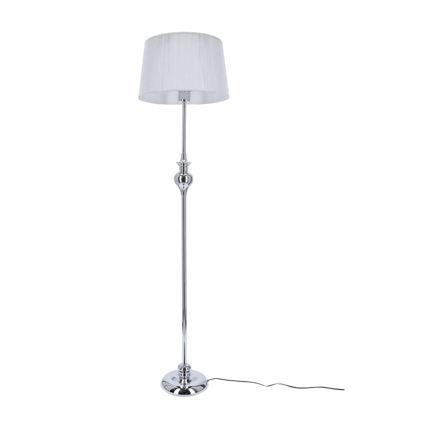 Lámpara de pie GILLENIA 1xE27/60W/230V plata