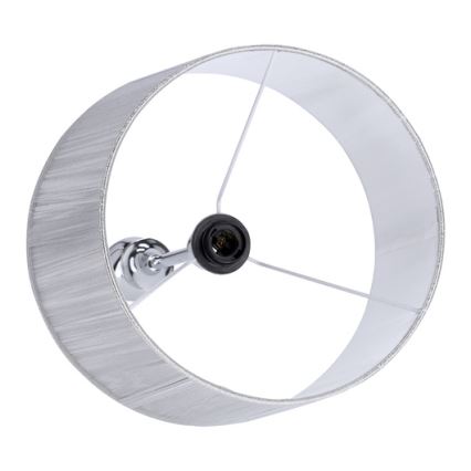 Lámpara de pie GILLENIA 1xE27/60W/230V plata