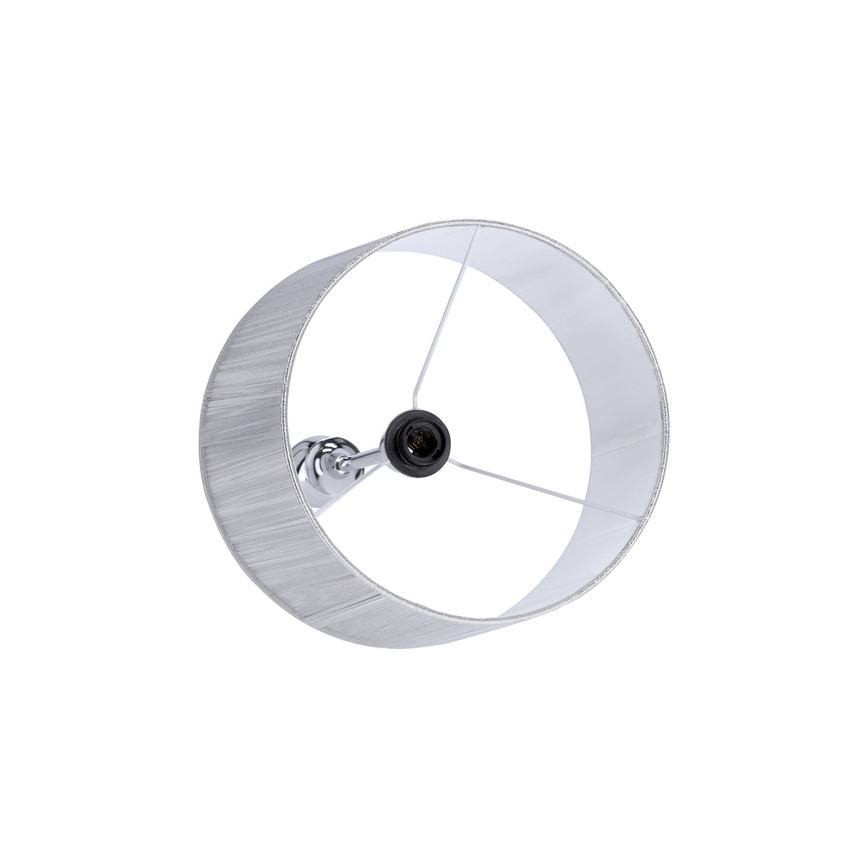 Lámpara de pie GILLENIA 1xE27/60W/230V plata