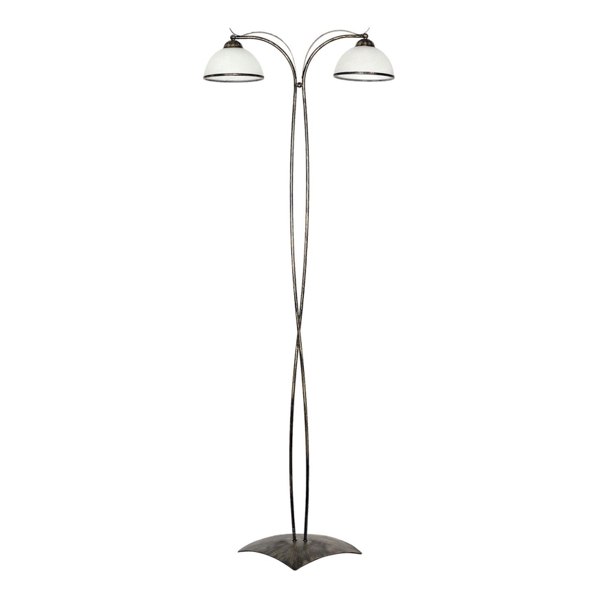 Lámpara de pie KORFU 2xE27/60W/230V