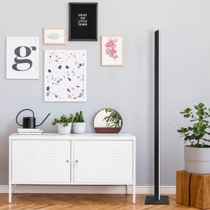 Lámpara de pie LED BERNADETTA LED/28W/230V 4000K negra