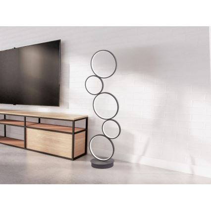 Lámpara de pie LED regulable LED/85W/230V 3000-6500K + control remoto