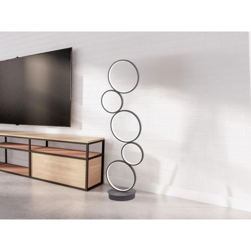 Lámpara de pie LED regulable LED/85W/230V 3000-6500K + control remoto