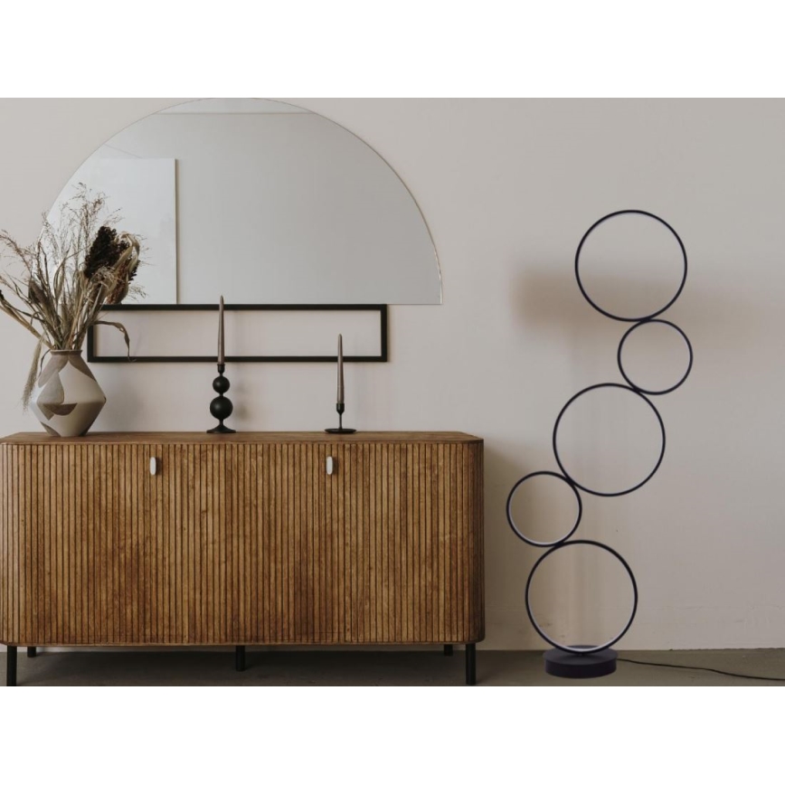 Lámpara de pie LED regulable LED/85W/230V 3000-6500K + mando a distancia