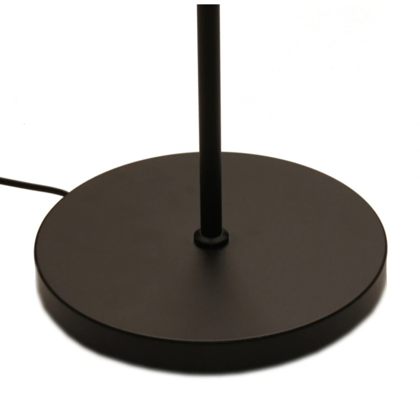 Lámpara de pie LED regulable NORA LED/25W/230V 2200/3000/4000K + LED/5W 3000K negra + mando a distancia