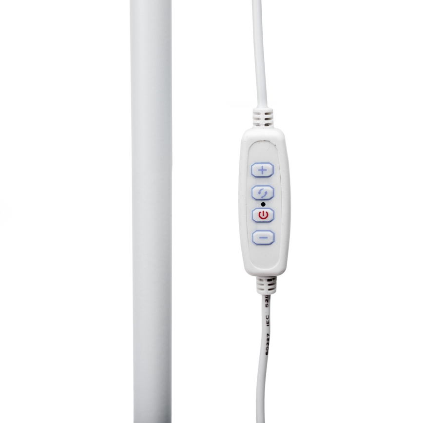 Lámpara de pie LED regulable SIGNUS LED/10W/230V 3000/4500/6500K blanco