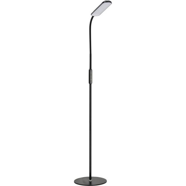 Lámpara de pie LED regulable TEILO LED/10W/230V 3000/4000/6500K negro + control remoto
