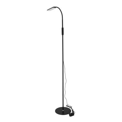 Lámpara de pie LED regulable TEILO LED/10W/230V 3000/4000/6500K negro + control remoto