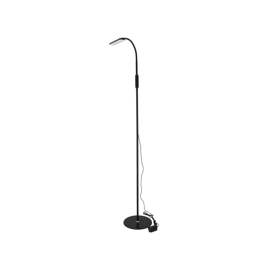 Lámpara de pie LED regulable TEILO LED/10W/230V 3000/4000/6500K negro + control remoto