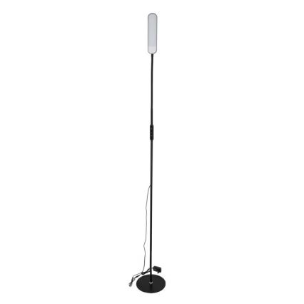 Lámpara de pie LED regulable TEILO LED/10W/230V 3000/4000/6500K negro + control remoto