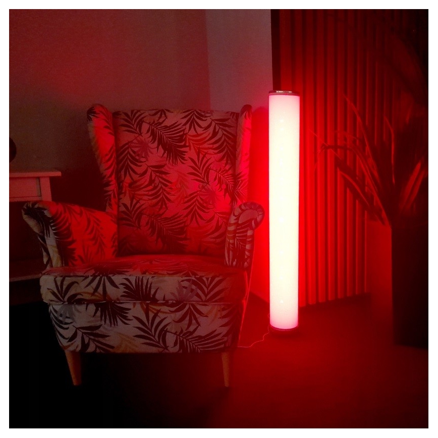 Lámpara de pie LED RGBW regulable STELLA LED/12W/230V + mando a distancia