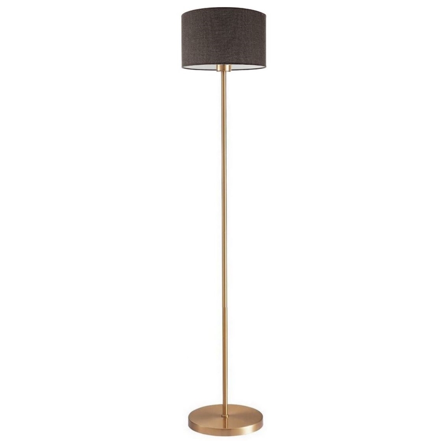 Lámpara de pie LED TUNJA 1xE27/20W/230V, diámetro 30 cm, dorado/marrón