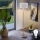 Lámpara de pie LED TUNJA 1xE27/20W/230V diámetro 38 cm cromo mate/blanco