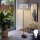 Lámpara de pie LED TUNJA 1xE27/20W/230V diámetro 38 cm negra/blanca
