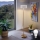 Lámpara de pie LED TUNJA 1xE27/20W/230V Ø 30 cm dorado/blanco