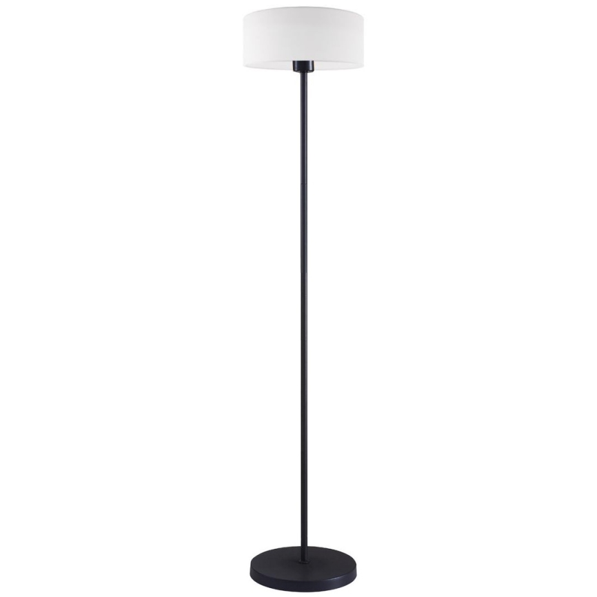 Lámpara de pie LED TUNJA 1xE27/20W/230V Ø 30 cm negra/blanca