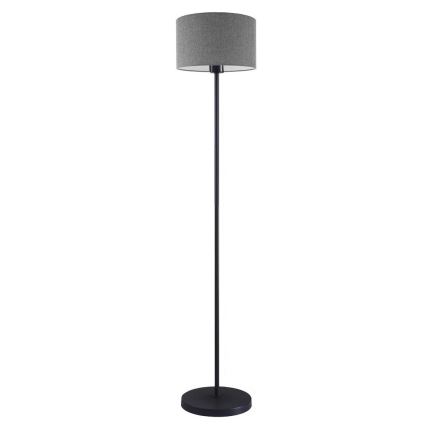 Lámpara de pie LED TUNJA 1xE27/20W/230V Ø 30 cm negra/gris
