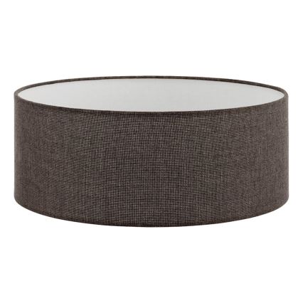 Lámpara de pie LED TUNJA 1xE27/20W/230V Ø 38 cm cromo mate/marrón