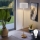 Lámpara de pie LED TUNJA 1xE27/20W/230V Ø 38 cm dorada/blanca