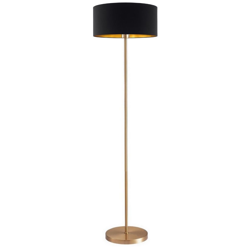 Lámpara de pie LED TUNJA 1xE27/20W/230V Ø 38 cm dorada/negra