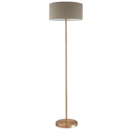 Lámpara de pie LED TUNJA 1xE27/20W/230V Ø 38 cm dorada/taupe