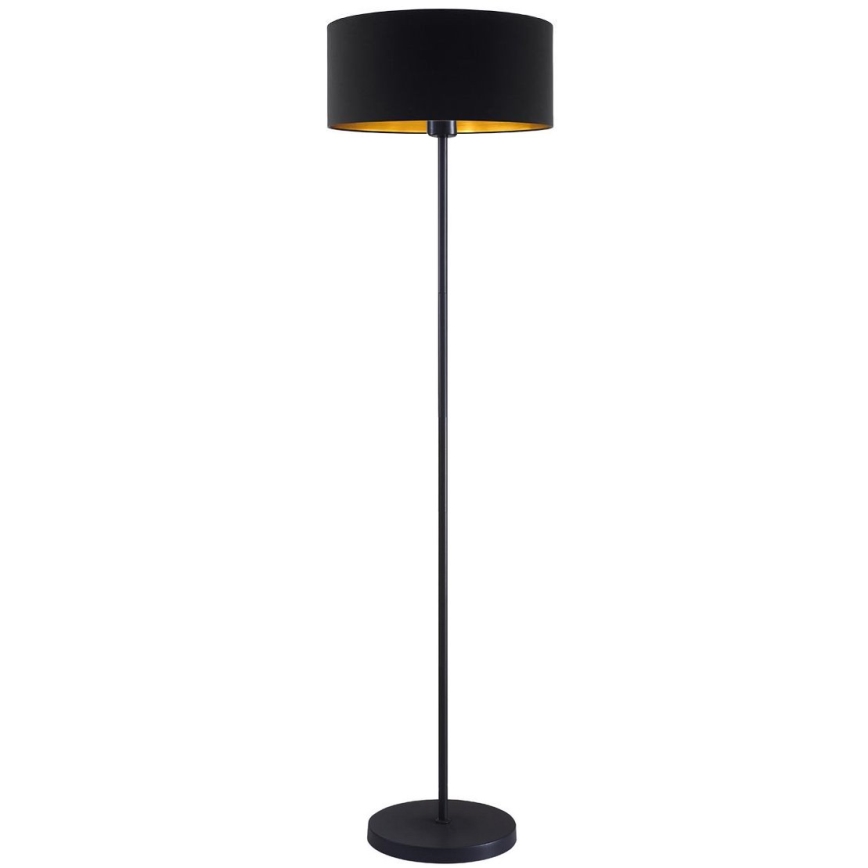 Lámpara de pie LED TUNJA 1xE27/20W/230V Ø 38 cm negra