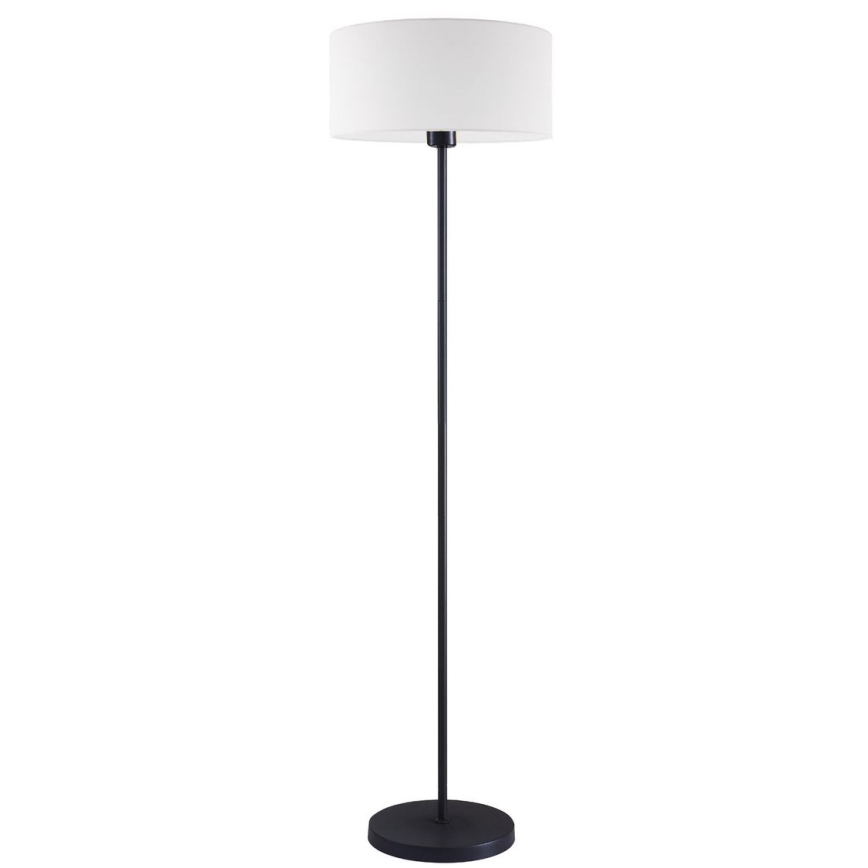 Lámpara de pie LED TUNJA 1xE27/20W/230V, Ø 38 cm, negro/blanco