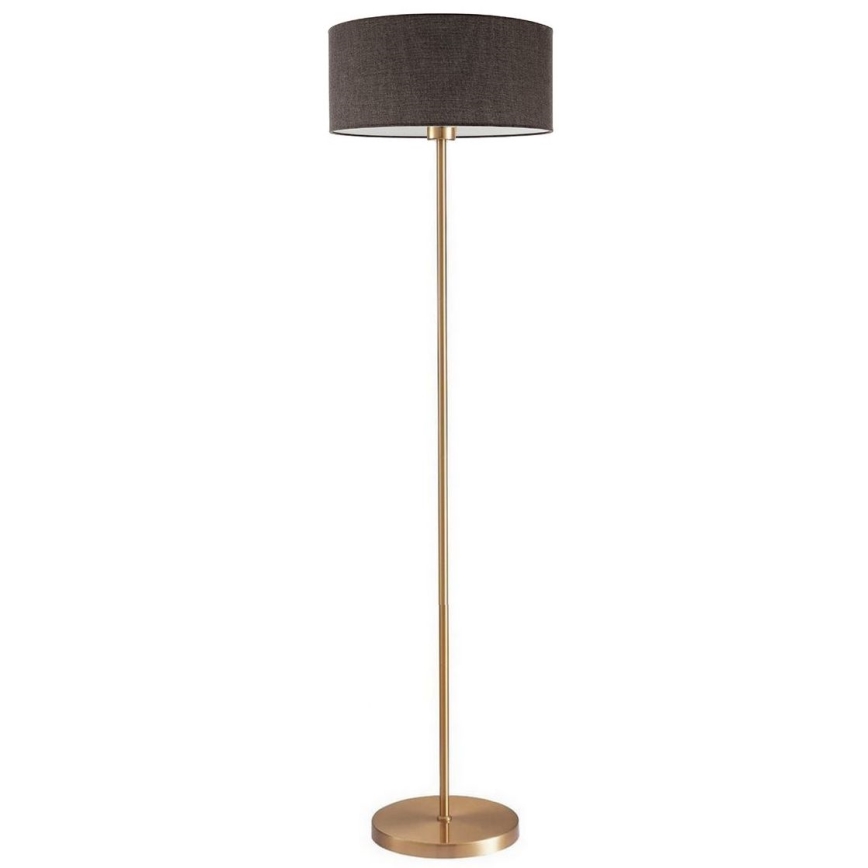 Lámpara de pie LED TUNJA 1xE27/20W/230V Ø 38 cm oro/marrón