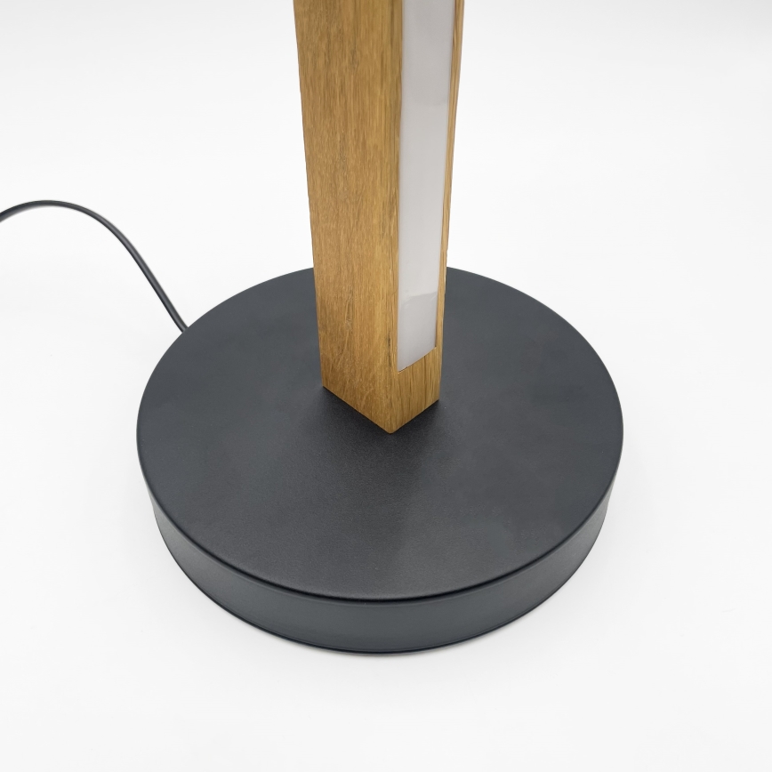 Lámpara de pie LED VERDE LED/18W/230V 3000K roble/negro