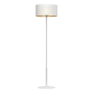 Lámpara de pie LOFT SHADE 1xE27/60W/230V blanca/dorada
