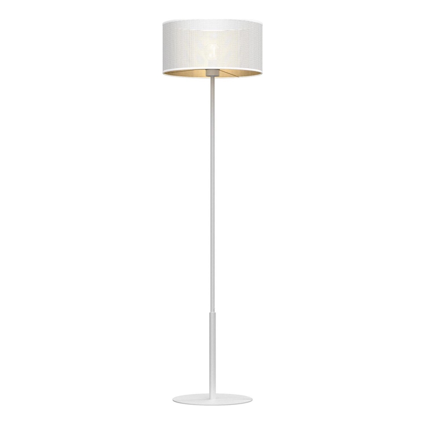 Lámpara de pie LOFT SHADE 1xE27/60W/230V blanca/dorada