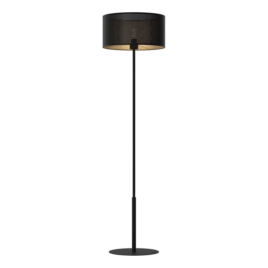 Lámpara de pie LOFT SHADE 1xE27/60W/230V negra/dorada