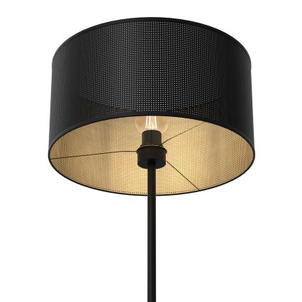 Lámpara de pie LOFT SHADE 1xE27/60W/230V negra/dorada