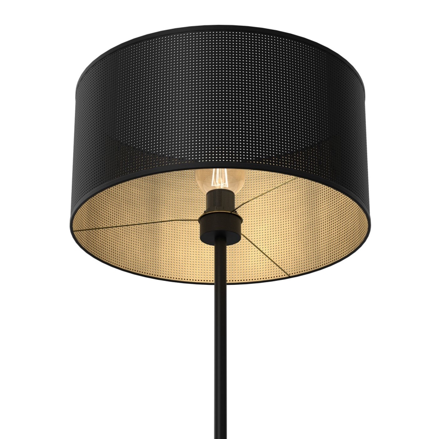 Lámpara de pie LOFT SHADE 1xE27/60W/230V negro/dorado