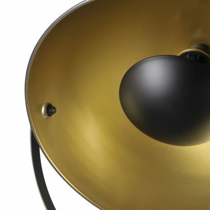 Lámpara de pie MATYLDA 1xE27/20W/230V negro/dorado