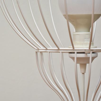 Lámpara de pie MERCURE 1xE27/15W/230V blanca