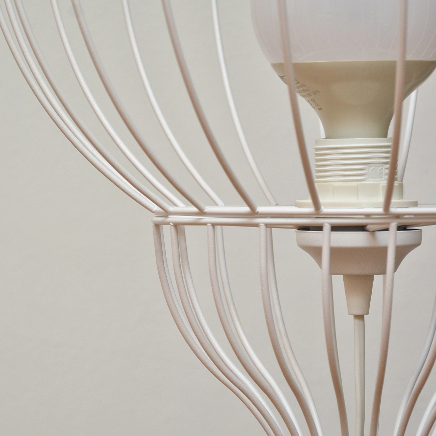 Lámpara de pie MERCURE 1xE27/15W/230V blanca