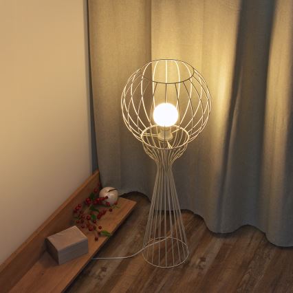 Lámpara de pie MERCURE 1xE27/15W/230V color crema