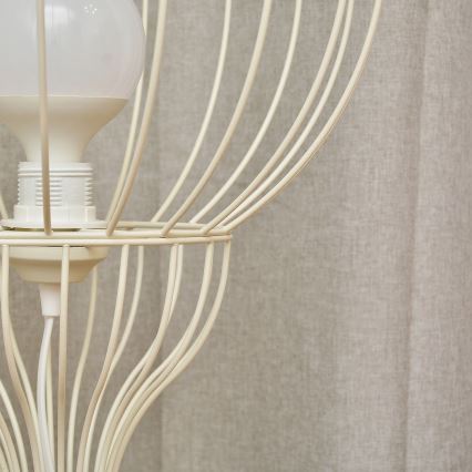 Lámpara de pie MERCURE 1xE27/15W/230V color crema
