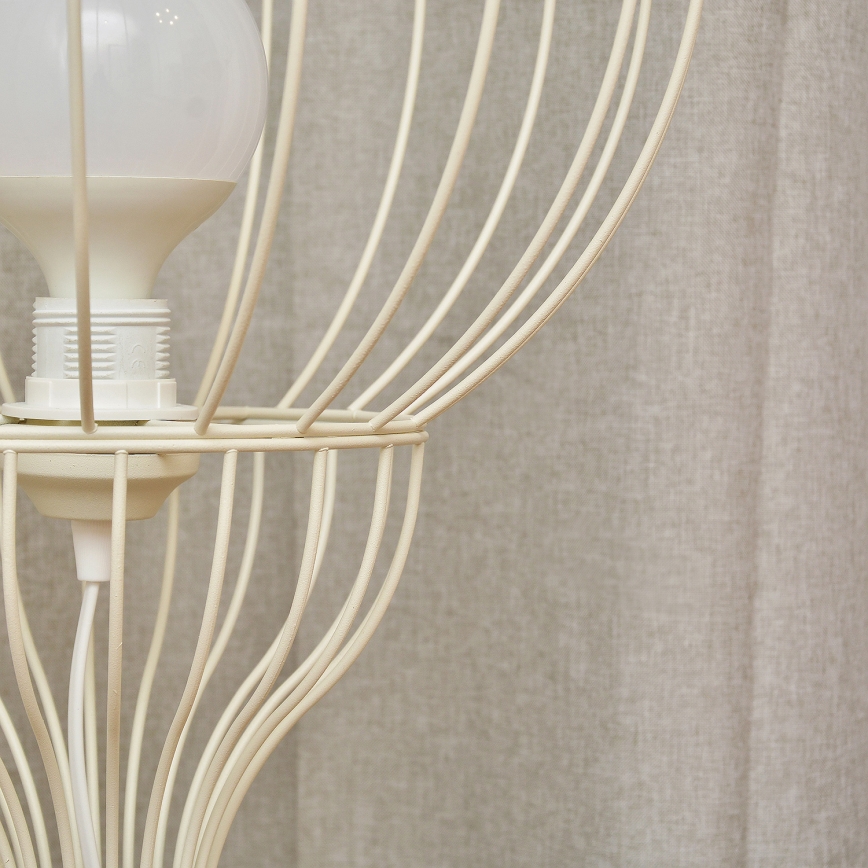 Lámpara de pie MERCURE 1xE27/15W/230V color crema