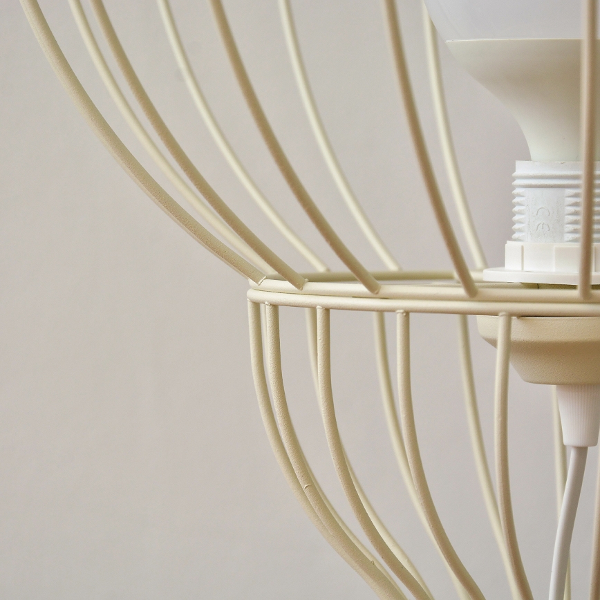Lámpara de pie MERCURE 1xE27/15W/230V color crema
